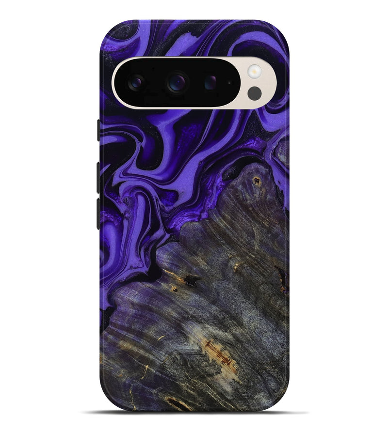 Pixel 10 Pro XL Wood Live Edge Phone Case - Mayme (Purple, 778093)