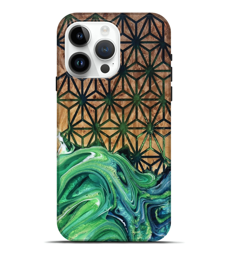 iPhone 15 Pro Max Wood Live Edge Phone Case - Neveah (Pattern, 778144)