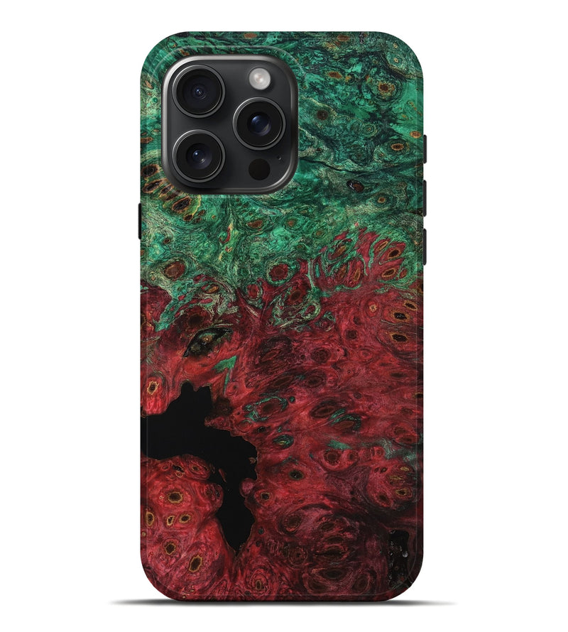 iPhone 16 Pro Max Wood Live Edge Phone Case - Cecile (Wood Burl, 778160)