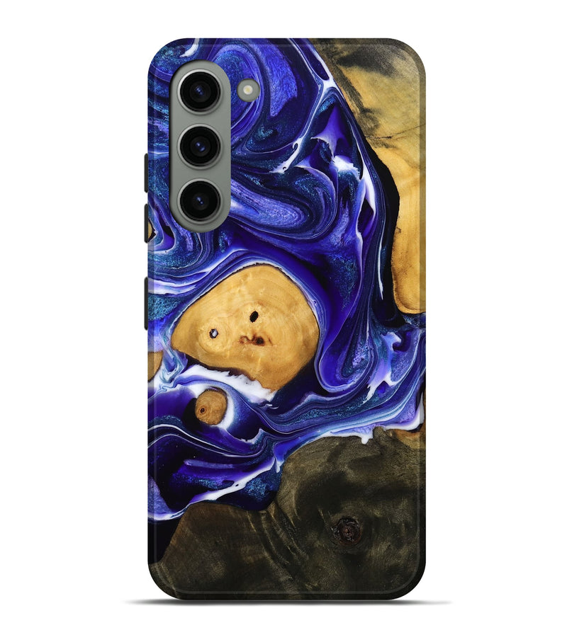 Galaxy S23 Plus Wood Live Edge Phone Case - Barb (Purple, 778164)