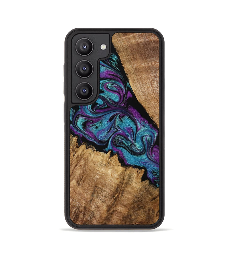 Galaxy S23 Wood Phone Case - Hiram (Purple, 778307)