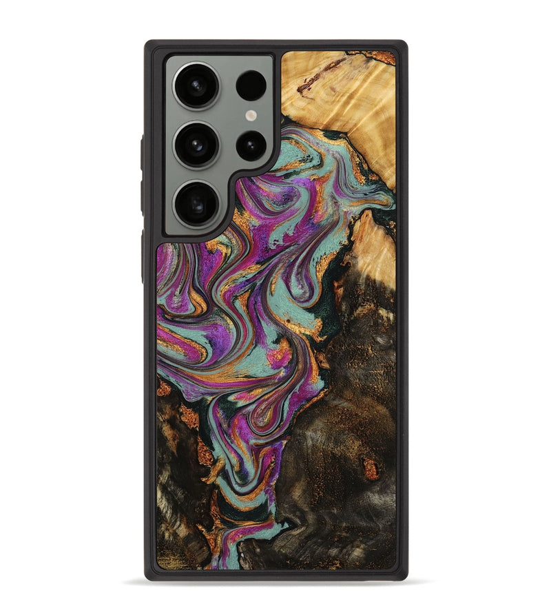Galaxy S23 Ultra Wood Phone Case - Joesph (Green, 778351)
