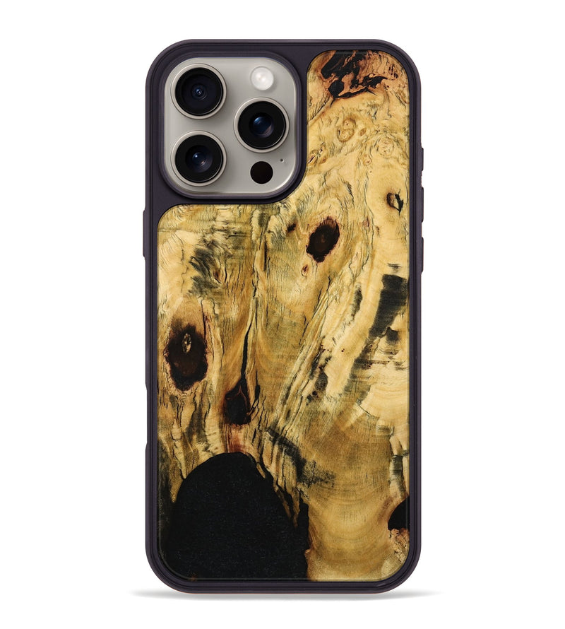 iPhone 16 Pro Max Wood Phone Case - Kolton (Wood Burl, 778396)