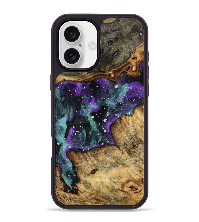 iPhone 16 Plus Wood Phone Case - Isamar (Cosmos, 778421)
