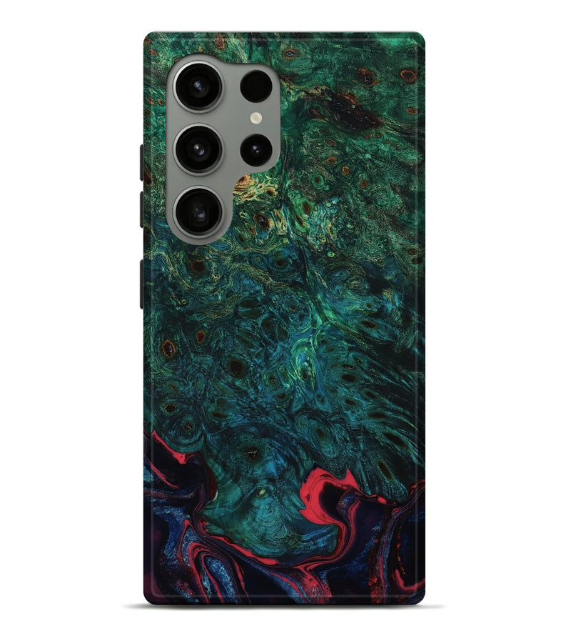 Galaxy S24 Ultra Wood Live Edge Phone Case - Clayton (Red, 778522)
