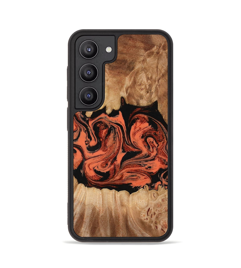 Galaxy S23 Wood Phone Case - Elowyn (Red, 778557)