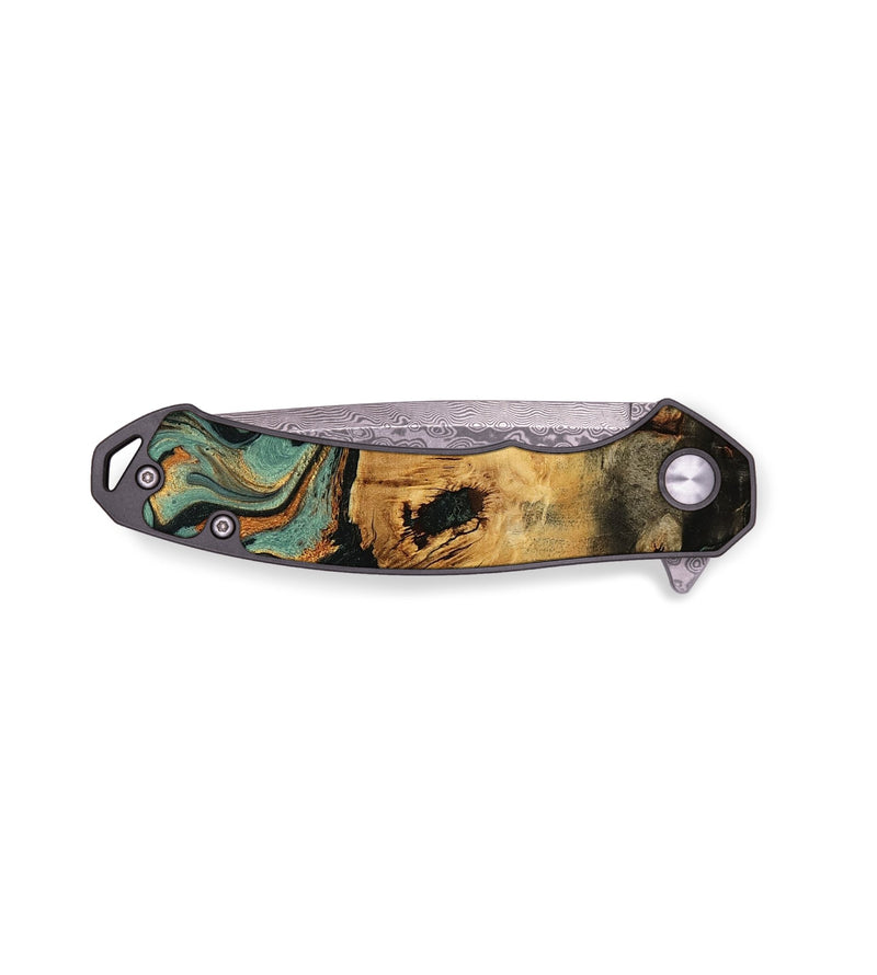 EDC Wood Pocket Knife - Ottis (Green, 778567)