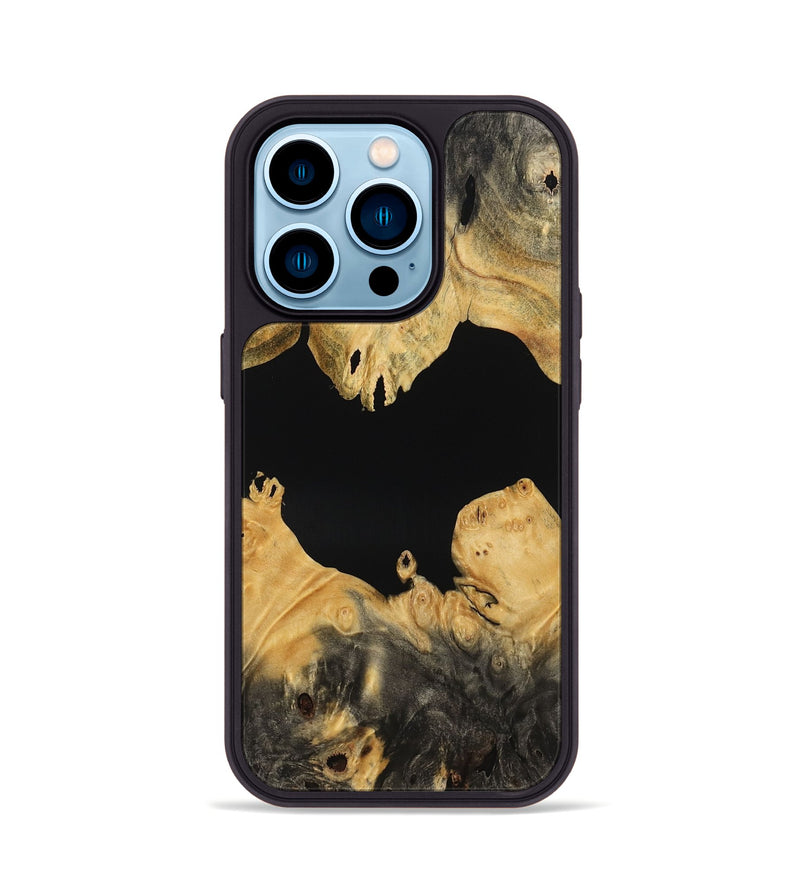 iPhone 14 Pro Wood Phone Case - Cordie (Wood Burl, 778586)