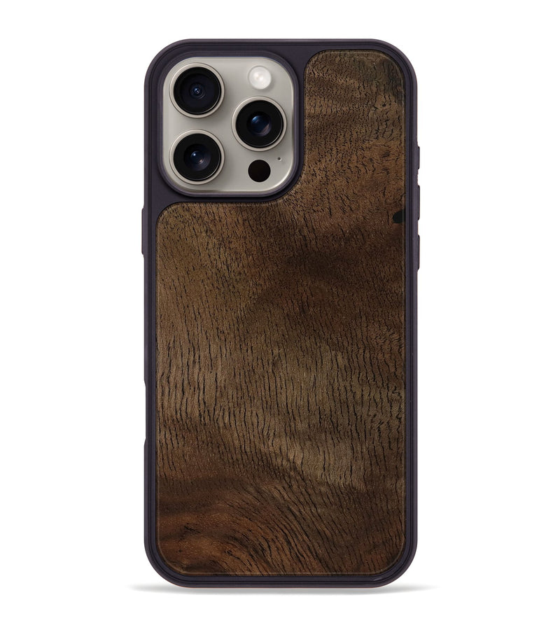 iPhone 16 Pro Max Wood Phone Case - Cain (Wood Burl, 778588)