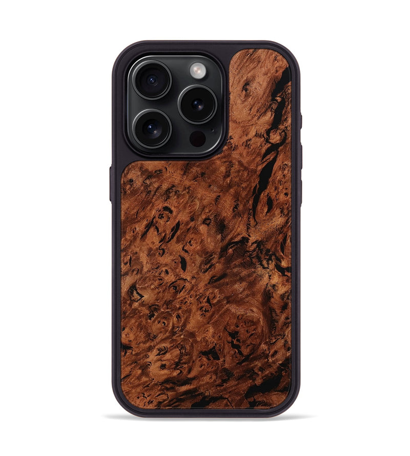 iPhone 15 Pro Wood Phone Case - Roger (Wood Burl, 778592)