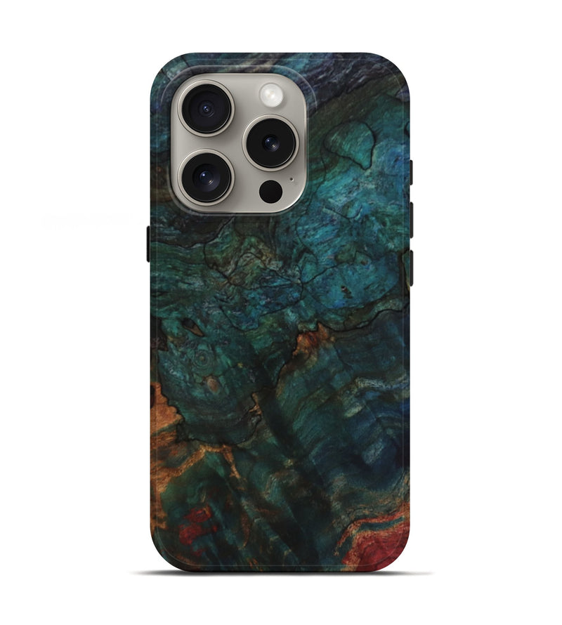 iPhone 16 Pro Wood Live Edge Phone Case - Elissa (Wood Burl, 778744)