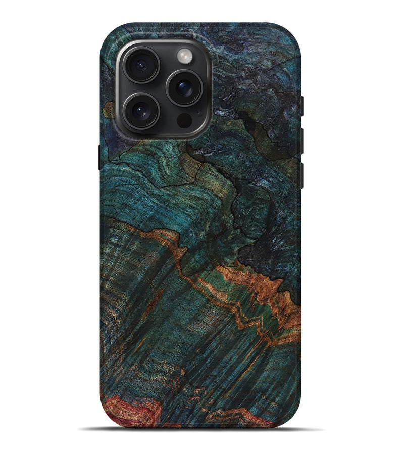 iPhone 16 Pro Max Wood Live Edge Phone Case - Tonia (Wood Burl, 778746)