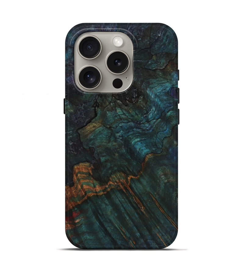 iPhone 16 Pro Wood Live Edge Phone Case - Katina (Wood Burl, 778755)