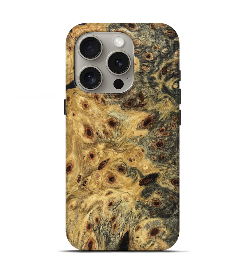 iPhone 16 Pro Wood Live Edge Phone Case - Sofia (Wood Burl, 778774)