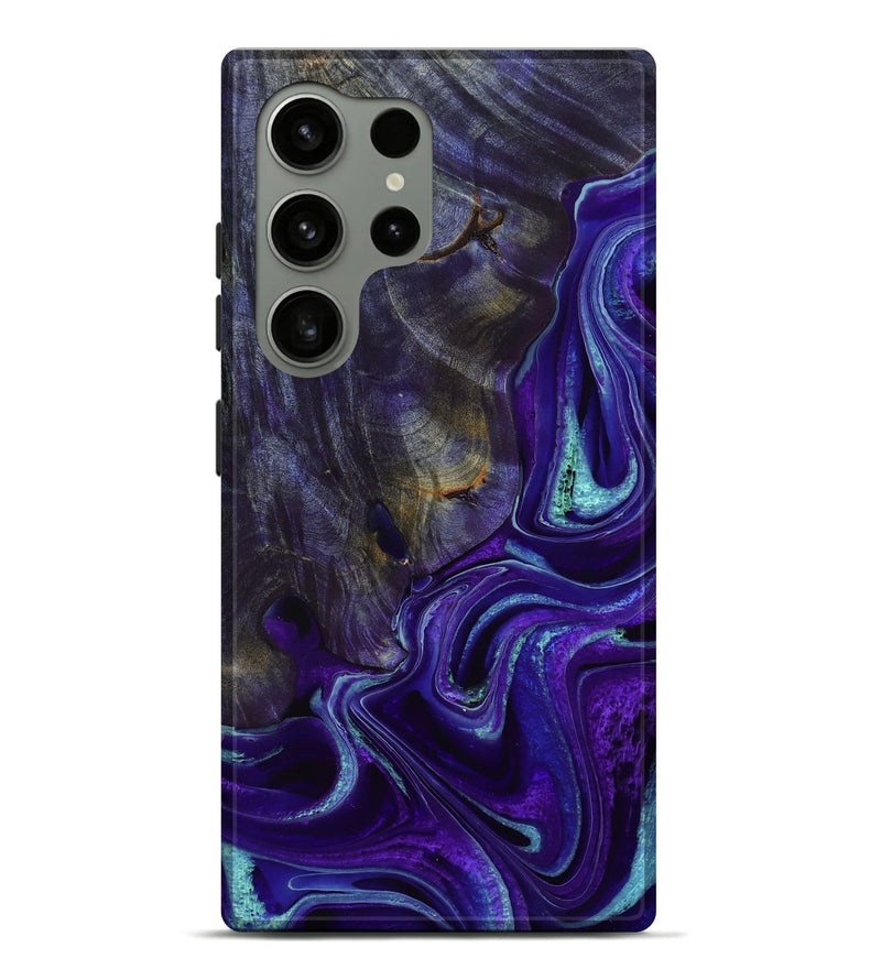 Galaxy S24 Ultra Wood Live Edge Phone Case - Nettie (Purple, 778779)