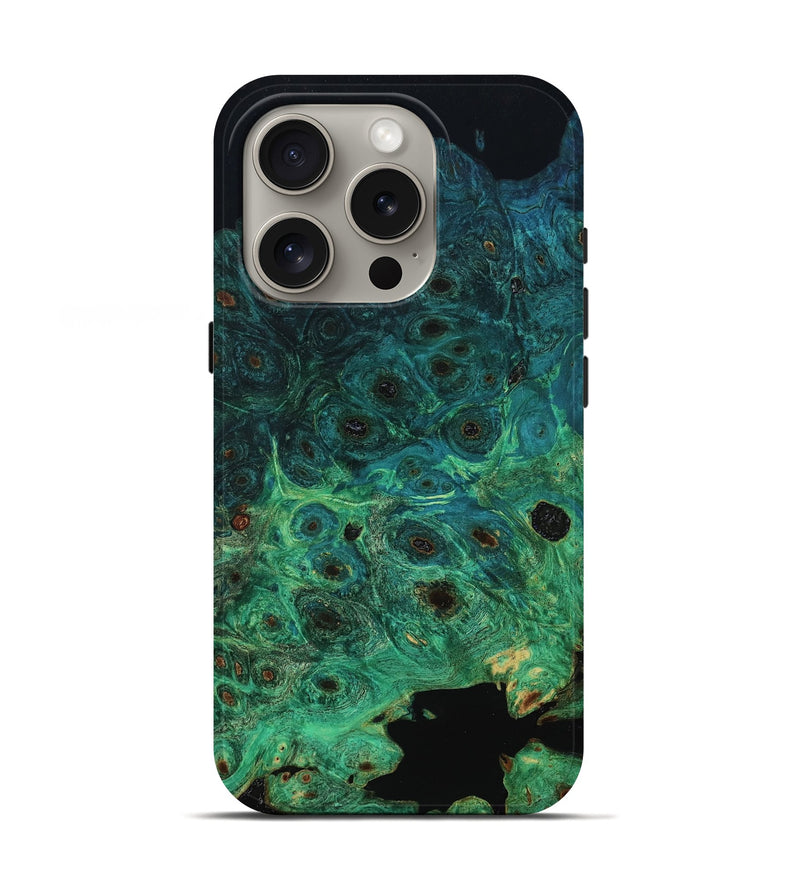 iPhone 16 Pro Wood Live Edge Phone Case - Wyatt (Wood Burl, 778781)