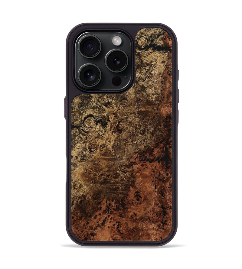 iPhone 16 Pro Wood Phone Case - Jeffery (Wood Burl, 778815)