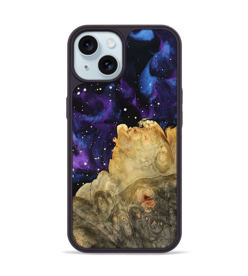 iPhone 15 Wood Phone Case - Kiara (Cosmos, 778838)