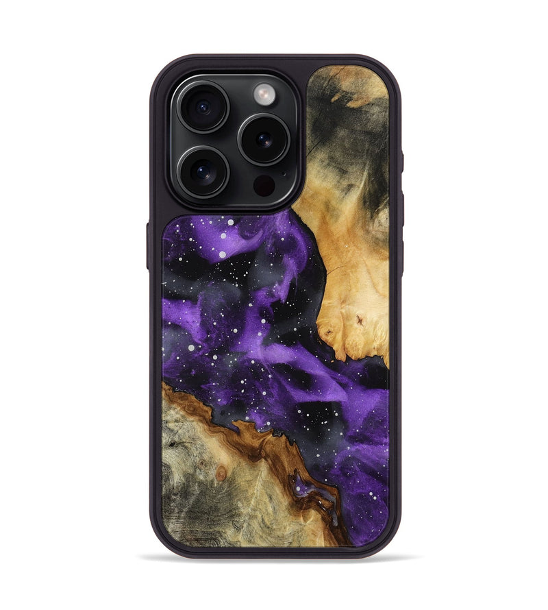 iPhone 15 Pro Wood Phone Case - Agatha (Cosmos, 778839)