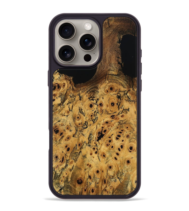 iPhone 16 Pro Max Wood Phone Case - Bettye (Wood Burl, 778962)