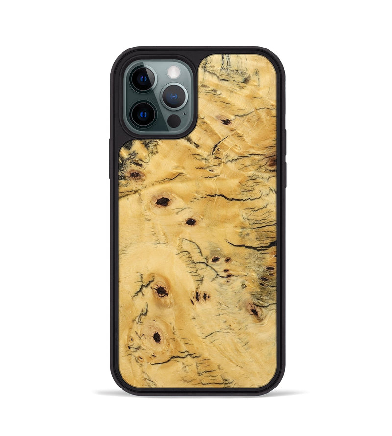 iPhone 12 Pro Wood Phone Case - Florine (Wood Burl, 778963)