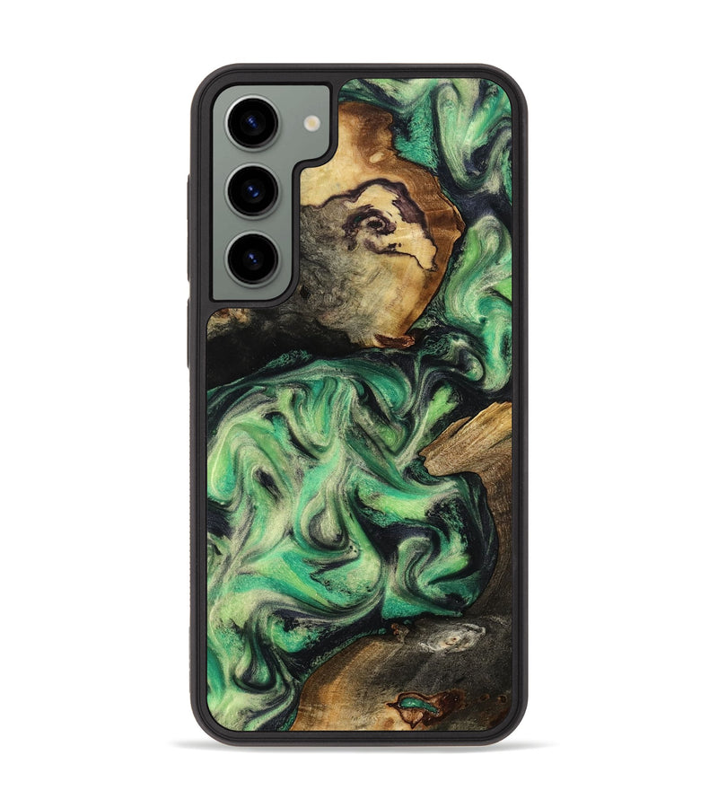 Galaxy S23 Plus Wood Phone Case - Thelma (Green, 778985)