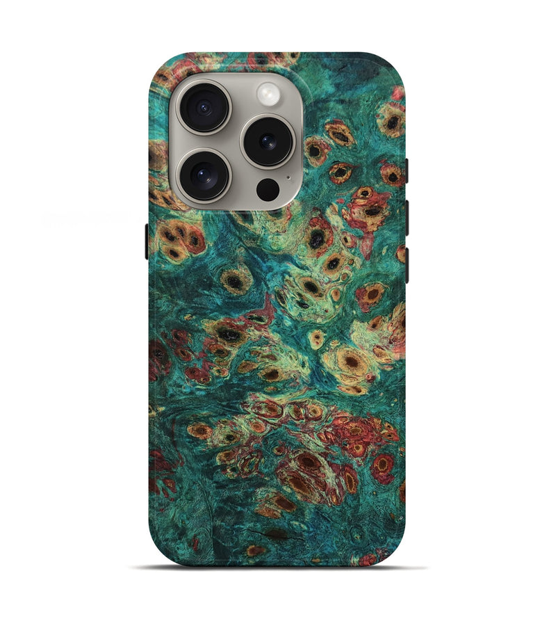 iPhone 16 Pro Wood Live Edge Phone Case - Jasiel (Wood Burl, 778987)
