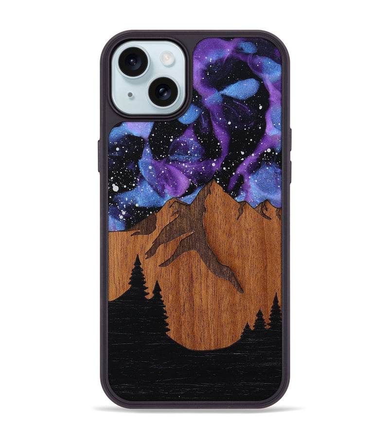 iPhone 15 Plus Wood Phone Case - Norris (MNTNS, 779110)