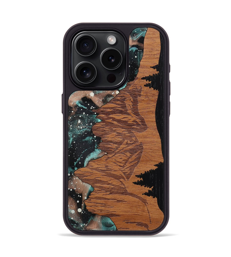 iPhone 15 Pro Wood Phone Case - Kenai (MNTNS, 779130)