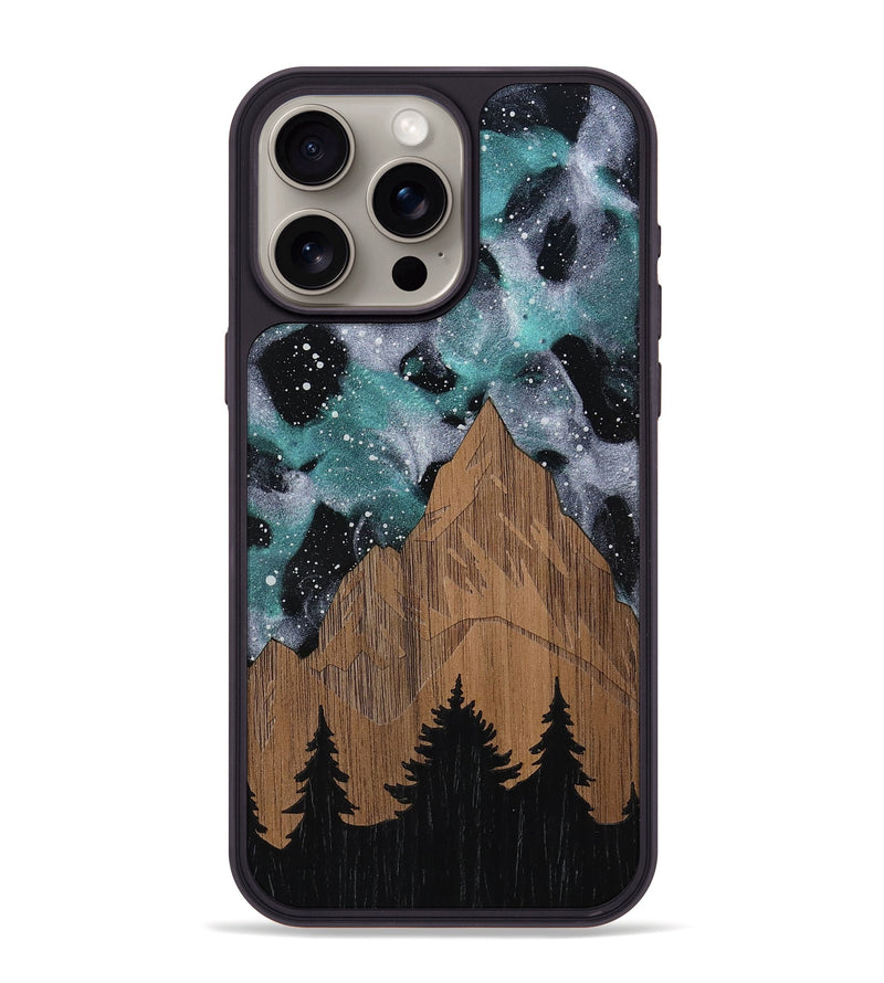 iPhone 15 Pro Max Wood Phone Case - Iris (MNTNS, 779149)