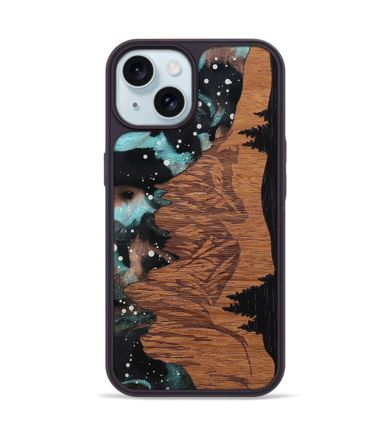 iPhone 15 Wood Phone Case - Lionel (MNTNS, 779158)