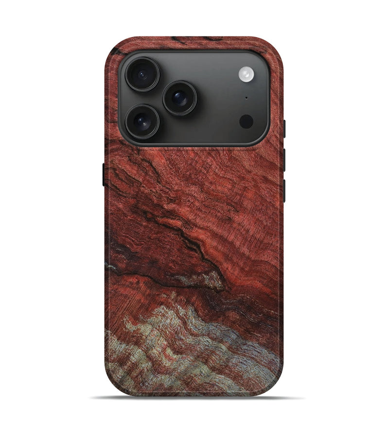 iPhone 17 Pro Wood Live Edge Phone Case - Carol (Wood Burl, 779181)