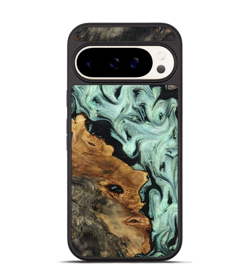 Pixel 9 Wood Phone Case - Lem (Green, 779287)