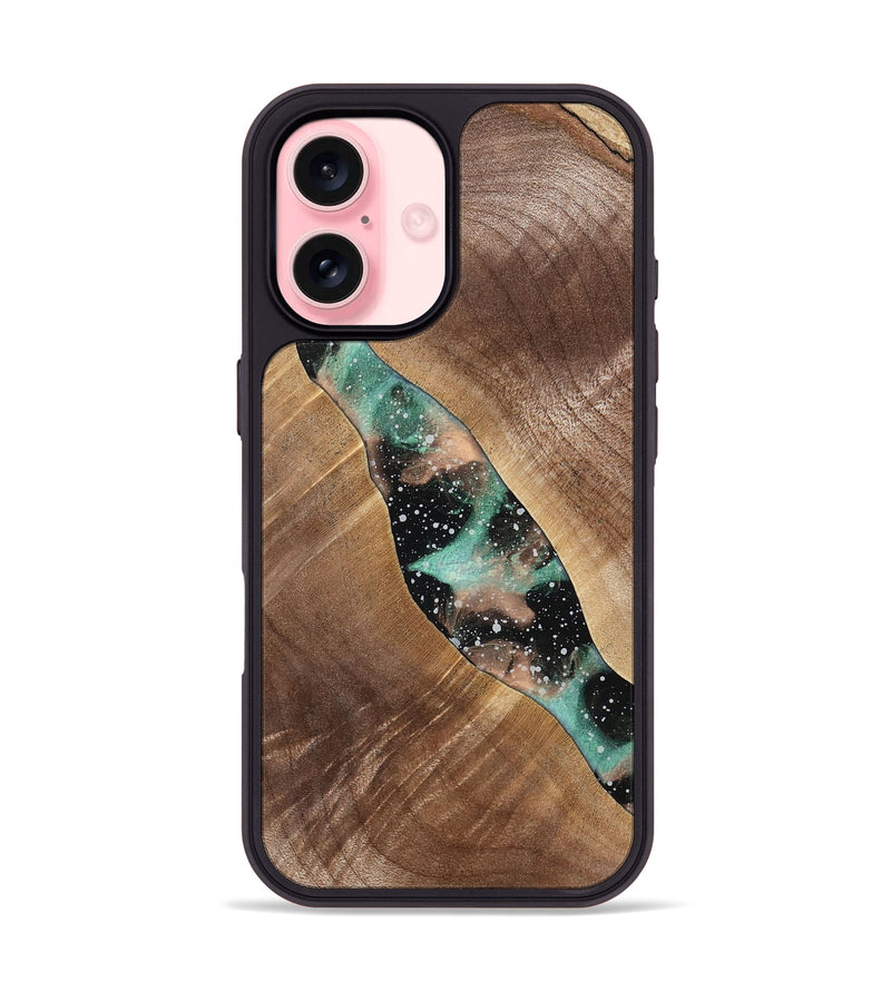 iPhone 16 Wood Phone Case - Paula (Cosmos, 779405)