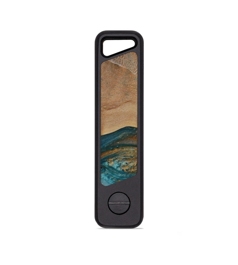 EDC Wood KeyHolder - Briella (Teal & Gold, 779426)