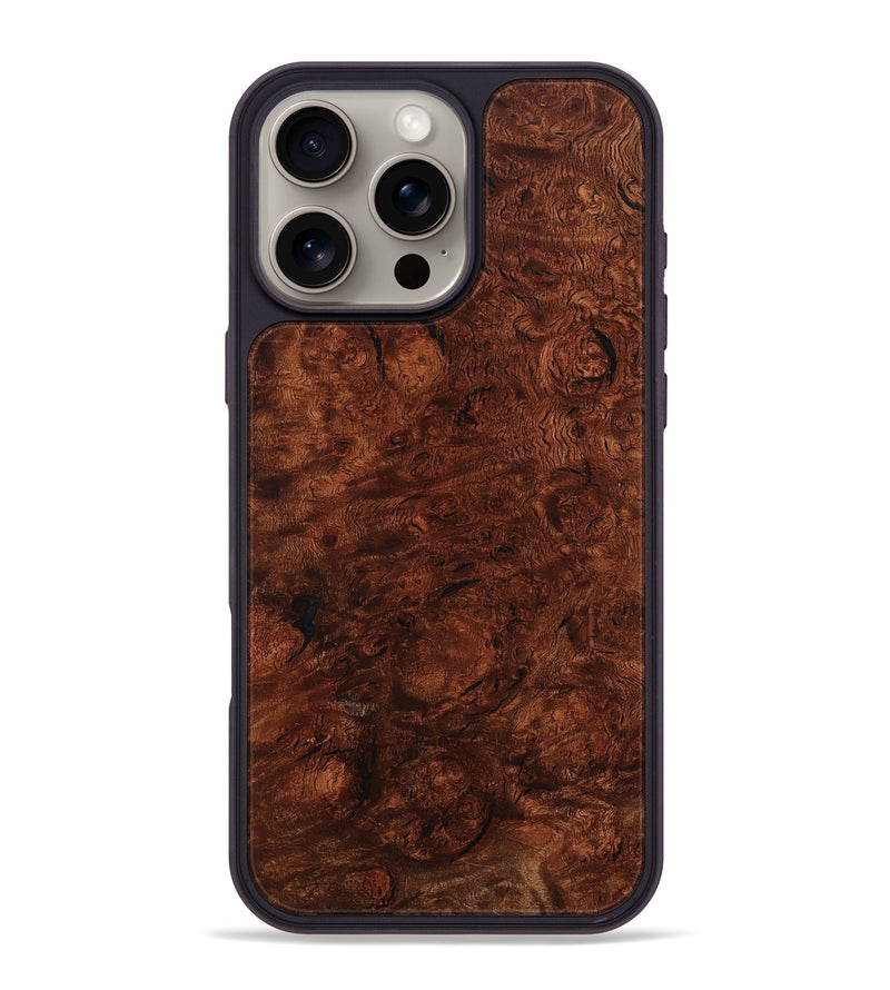 iPhone 16 Pro Max Wood Phone Case - Kwame (Wood Burl, 779461)