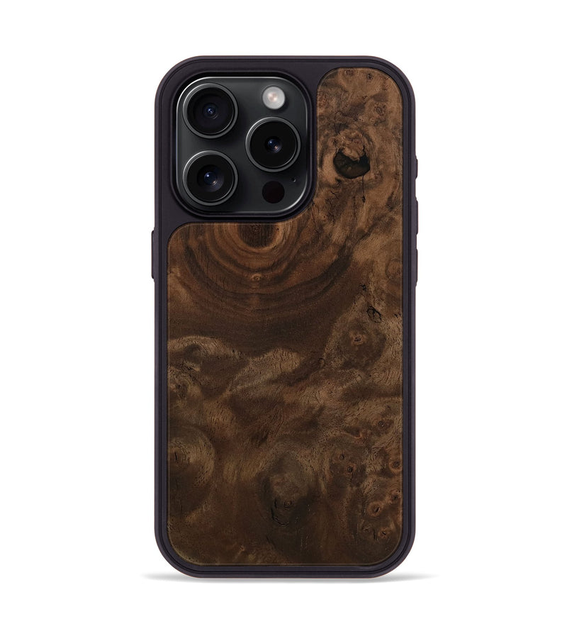 iPhone 15 Pro Wood Phone Case - Vern (Wood Burl, 779463)