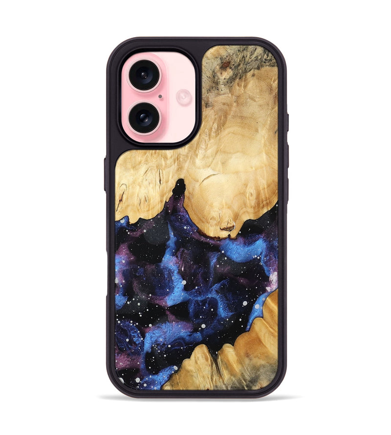 iPhone 16 Wood Phone Case - Amir (Cosmos, 779490)