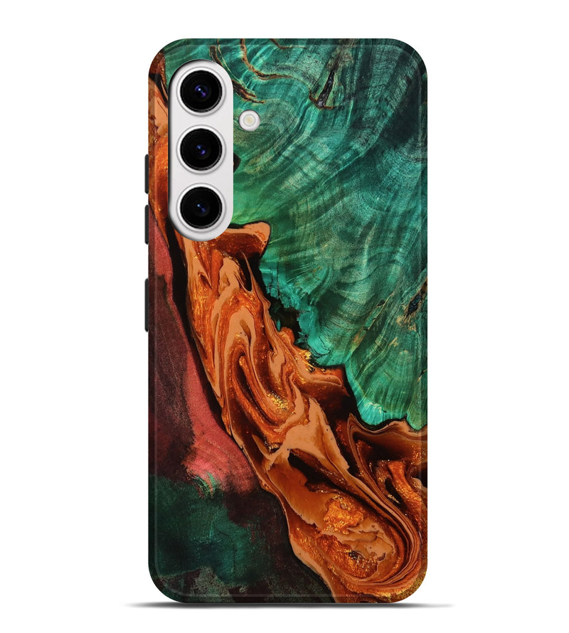 Galaxy S25 Plus Wood Live Edge Phone Case - Ireland (Red, 779535)