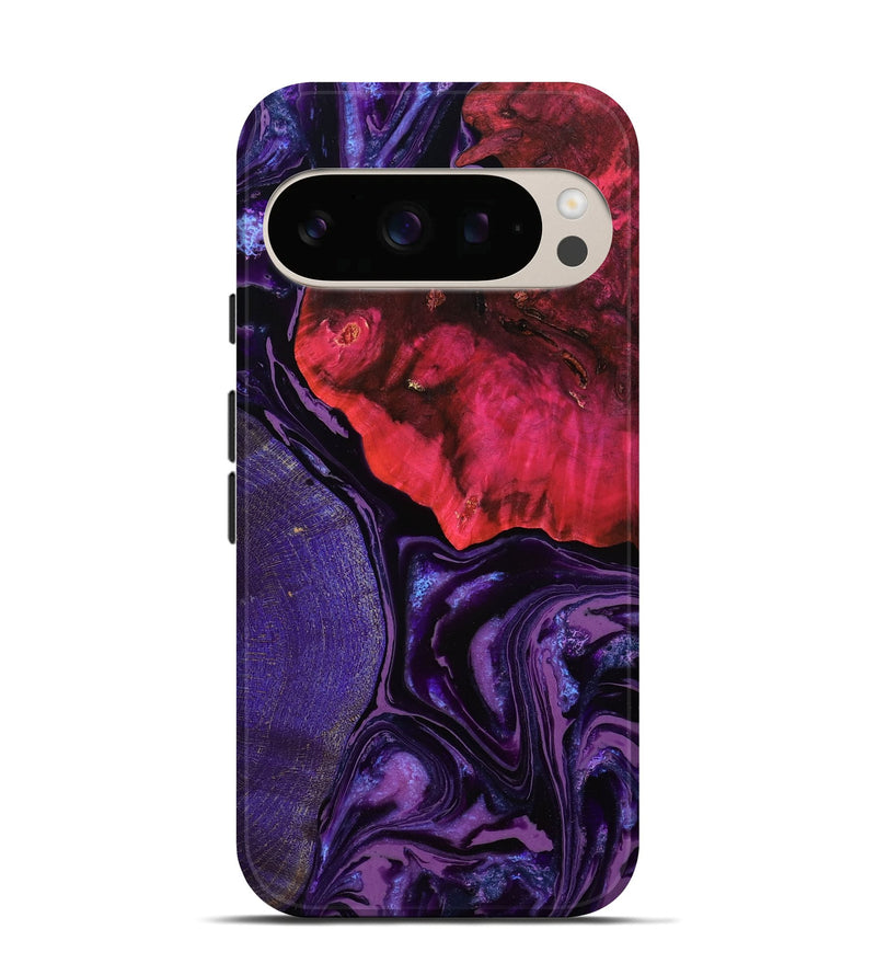 Pixel 10 Wood Live Edge Phone Case - Carissa (Purple, 779538)