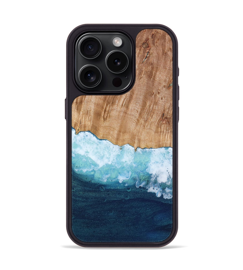 iPhone 15 Pro Wood Phone Case - Cecily (Coastal, 779595)