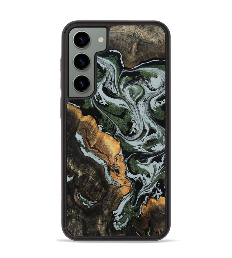 Galaxy S23 Plus Wood Phone Case - Rita (Green, 779644)