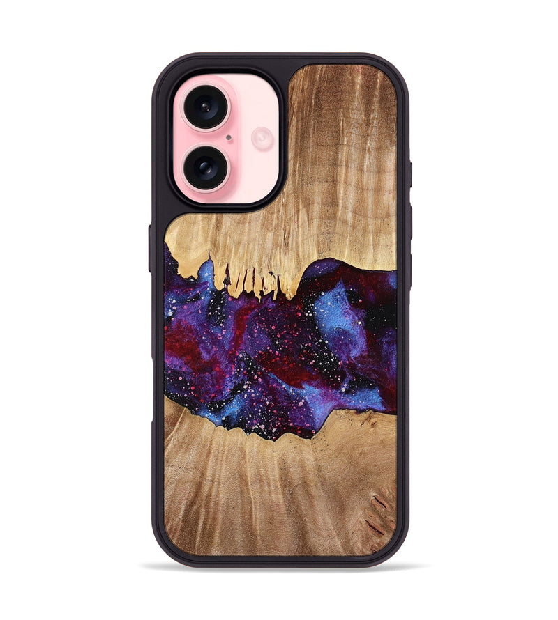 iPhone 16 Wood Phone Case - Yamilet (Cosmos, 779695)