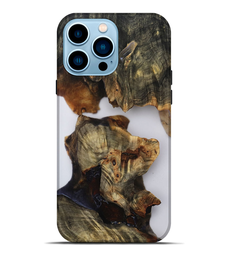 iPhone 14 Pro Max Wood Live Edge Phone Case - Carson (Clear, 779743)