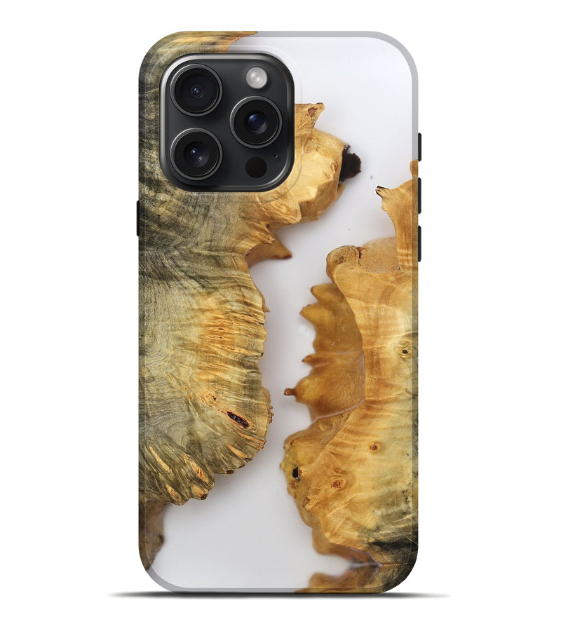 iPhone 16 Pro Max Wood Live Edge Phone Case - Maeve (Clear, 779747)