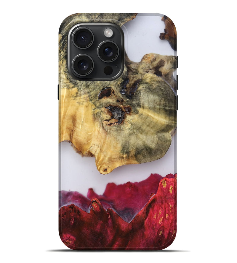 iPhone 16 Pro Max Wood Live Edge Phone Case - Neo (Clear, 779749)