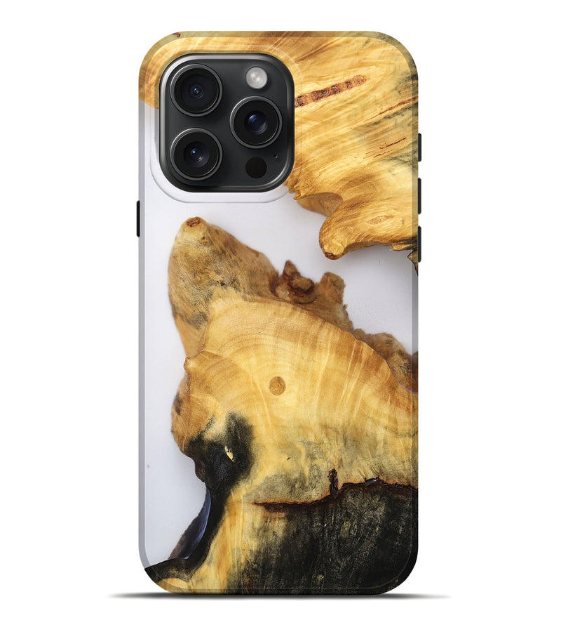 iPhone 16 Pro Max Wood Live Edge Phone Case - Journi (Clear, 779751)