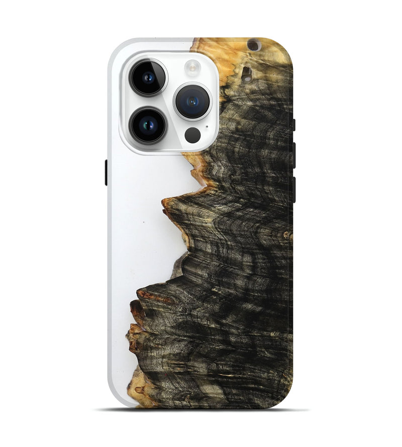 iPhone 15 Pro Wood Live Edge Phone Case - Malaya (Clear, 779758)