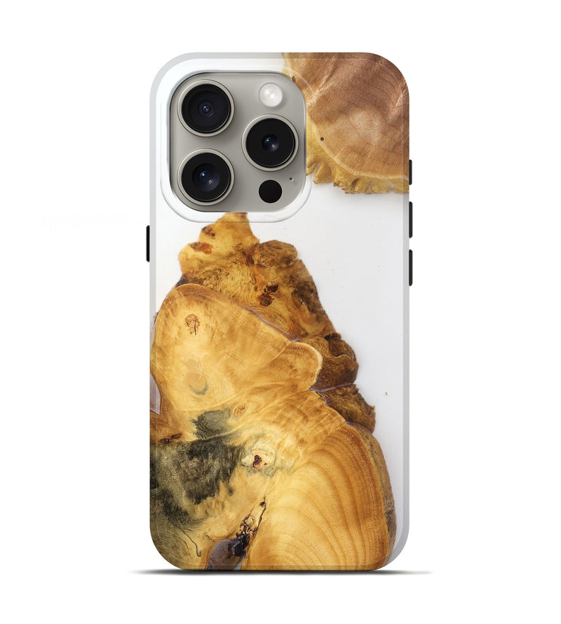iPhone 16 Pro Wood Live Edge Phone Case - Edmund (Clear, 779760)