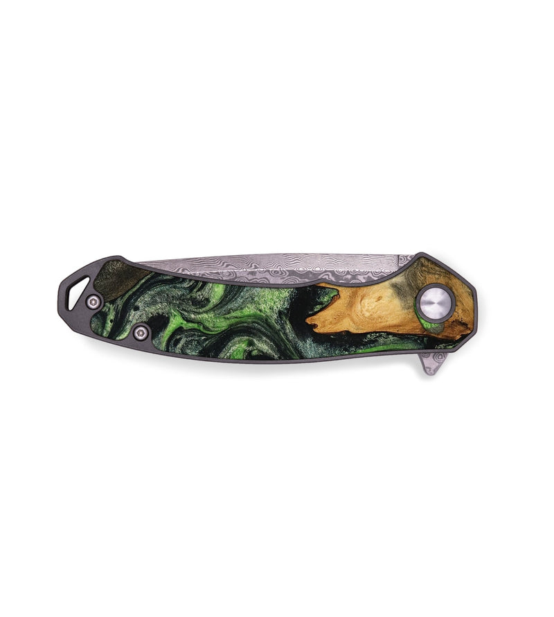 EDC Wood Pocket Knife - Ashtyn (Green, 779802)